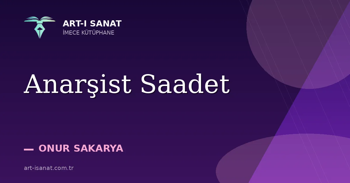 Anarşist Saadet