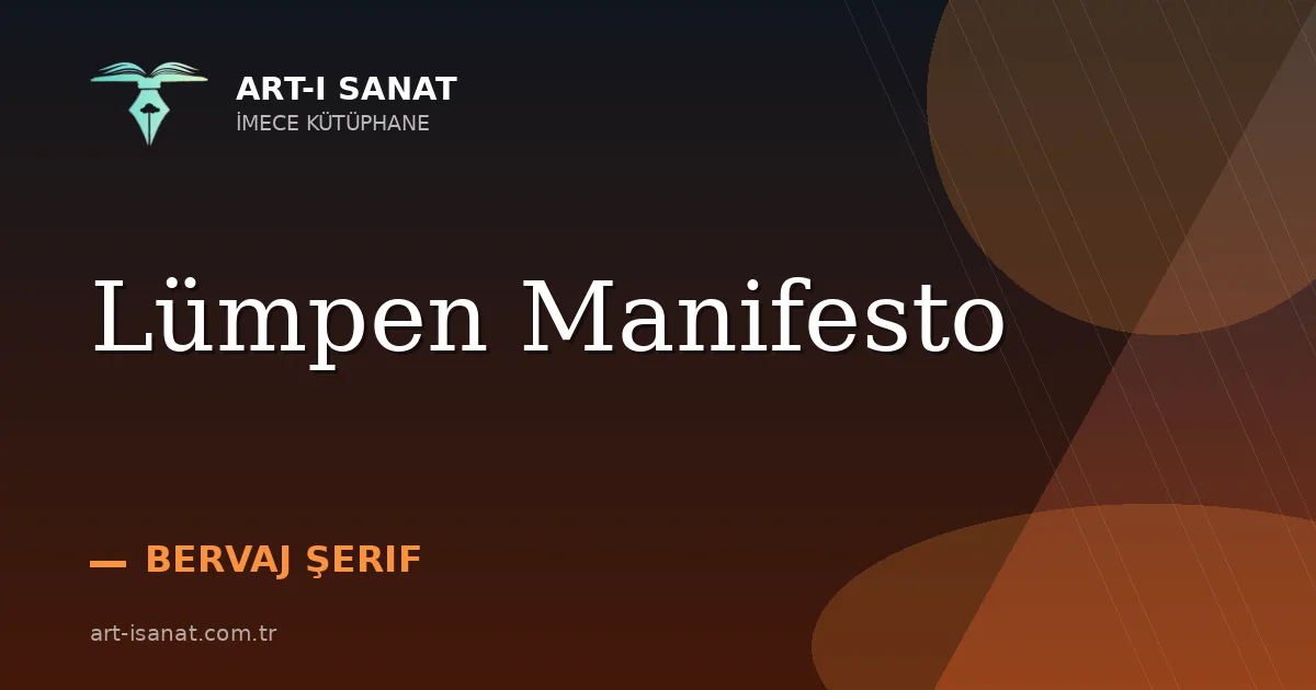 Lümpen Manifesto