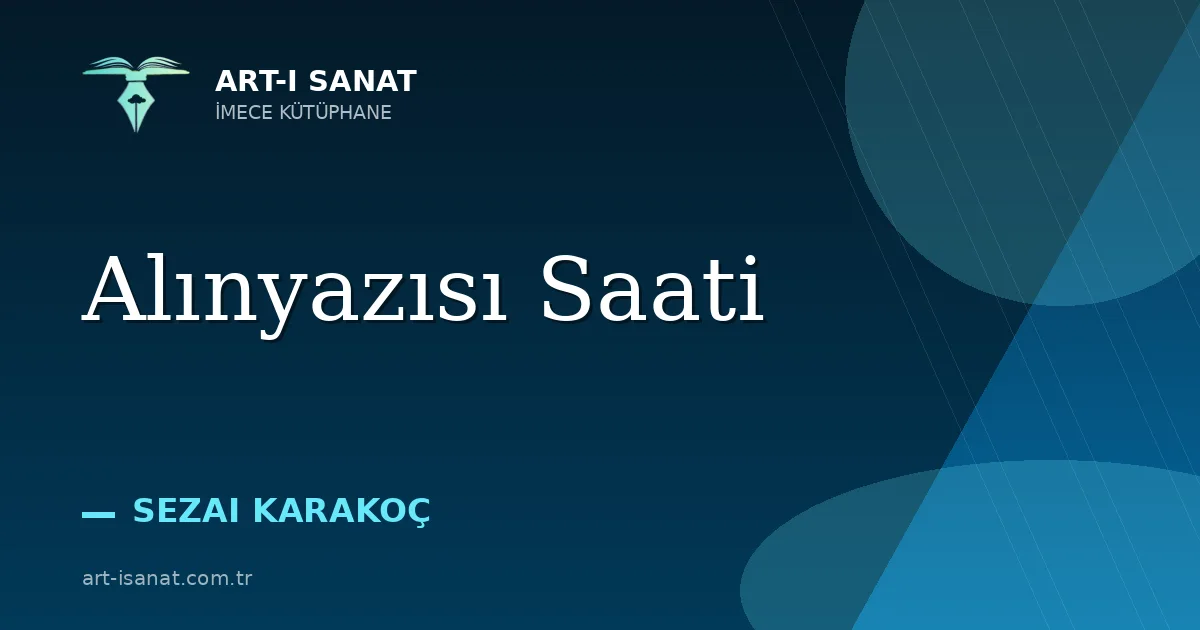 Alınyazısı Saati