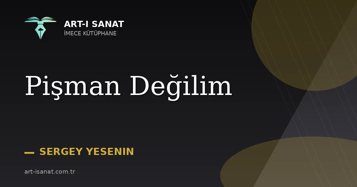 Pişman Değilim