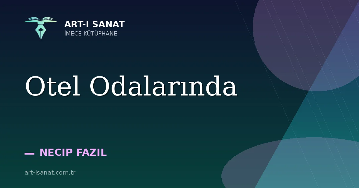 Otel Odalarında