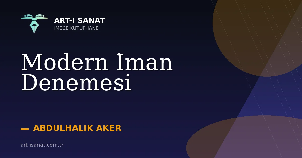 Modern İman Denemesi
