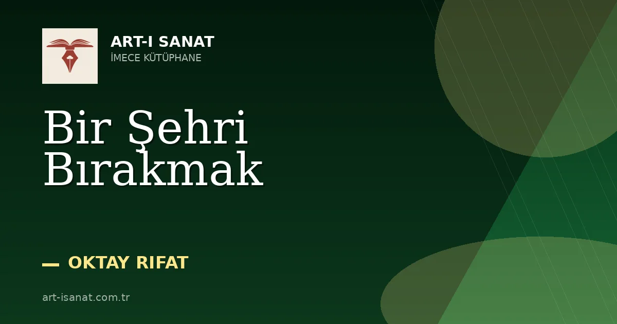 Bir Şehri Bırakmak