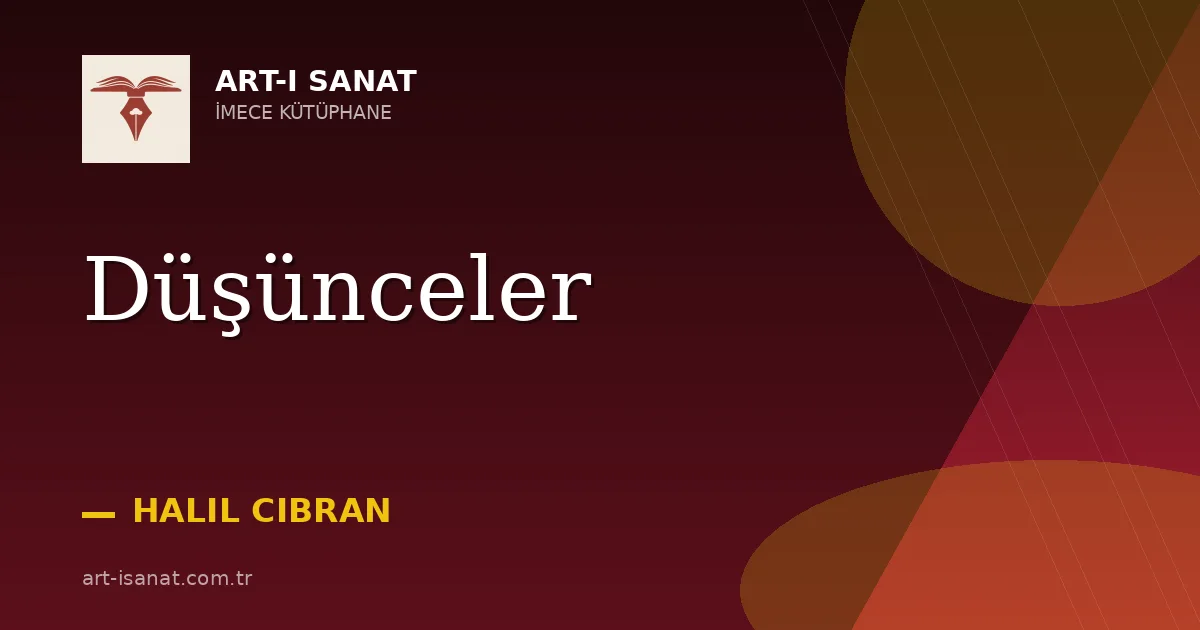 Düşünceler